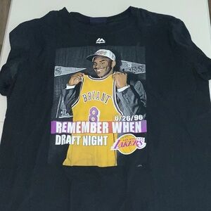 Kobe Bryant Lakers Draft Night T-Shirt. Vintage shirt